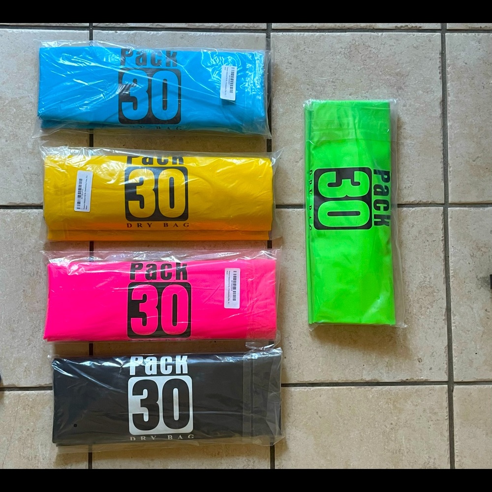 30L PVC Waterproof Dry Bag Sack Ocean Pack Floating Boating Kayaking Camping